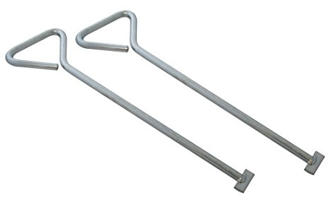 2 x 18 Heavy Duty Man Hole Key 18'' (450mm) Long Handled Drain Cover Lifting