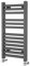Tango Wall Mounted Double Layer Heated Towel Ladder Rail Bathroom Radiator 800 x 400 – Anthracite