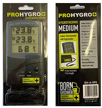 Garden Highpro Thermo- Hygrometer medium