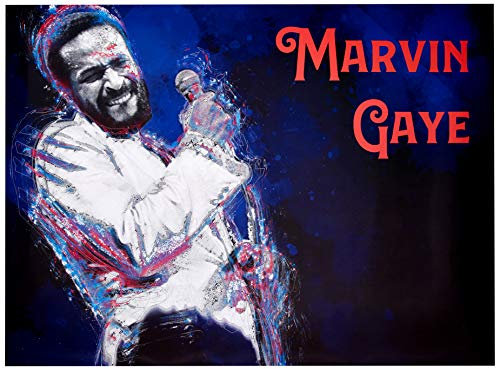 777 Tri-Seven Entertainment Marvin Gaye Poster Prince of Soul Music Wall Art Print (61 x 45 cm)