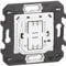 BTICINO Scenario Giorno/Notte Living Now K4574CW, Comando Centralizzato per Luci, Tapparelle e Prese Smart, Interruttore WiFi con Batteria, Superficiale, Controllo da Remoto, Automazioni, Smart Home