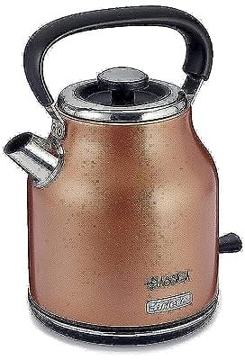 Ariete 2864 Classica Bollitore Elettrico Dal Design Raffinato, Sistema Autospegnimento, Filtro Infusi e Tisane, Impugnatura Ergonomica, 2000 W, 1.7 Litri, Rame