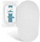 Calmwaters® Schallschutzplatte für Stand-WCs und stehende Bidets, Schallschutz für Toiletten, Kunststoff, Weiß, 44PM4674