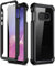 Dexnor Coque pour Samsung Galaxy S10e 360 Ultra Mince Housse Silicone Bumper, Résistant Transparent PC + TPU Hybride Boîtier de Protection [Antichoc] pour Samsung Galaxy S10e - Noir Mat