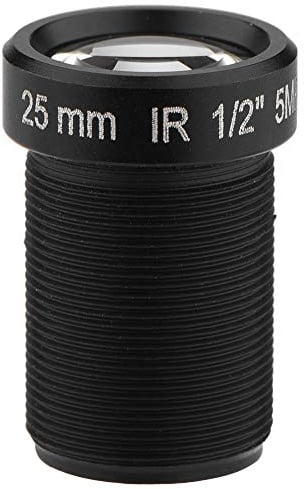 5MP 25mm CCTV Kamera Board Objektiv M12 * 0,5, CCTV BFL Objektiv Sicherheitskamera mit Night Vision Function für/XiaoMi/Firefly/SJCAM/WiFi Kamera und andere IP Kameras