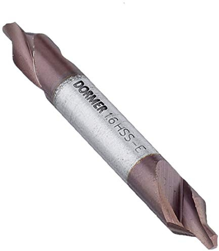 Dormer A266 HSS-E Hochgeschwindigkeits-Kobaltstahl-Zentrierbohrer mit 118-Grad-Pilot und 60-Grad-Kegel, 1,60 mm x 4,00 mm, Einzelverpackung