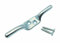 JAM2DAY Strong Cleat Hook with Screws - Large 4 / 100mm (Silver)