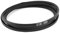 EBTOOLS pour courroie de tracteur tondeuse pour courroie longueur 130 cm tracteur tondeuse at 1150/9 Courroie de tondeuse à gazon noir, courroie d'entraînement 1/2inx88in remplacement de la courroie