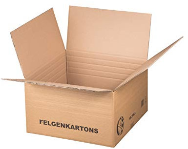 karton-billiger Felgenkartons Komplettradkartons für 15-22 Felgen - je 4 Stück (Felge 19 52,5x52,5x31cm)