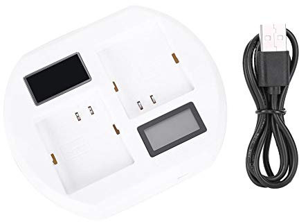 EBTOOLS Camera USB Battery Charger,Video Camera USB Battery Quick Charger Replacement for Arlo Pro 2/Pro/walk Light Battery Dual Charge LCD Smart Base Charger