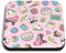 1 x Square MDF Fridge Magnet - Cute Girls Retro 90's Teen 8845