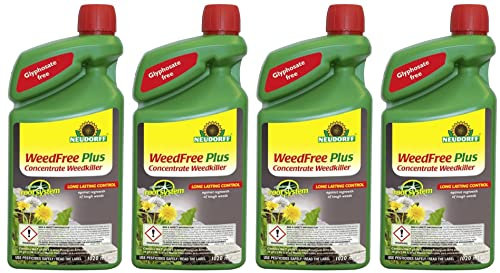 Wolvercroft Garden Centre Neudorff WeedFree Plus Concentrate Weed Killer (1020ml) x 4