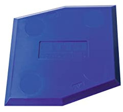 Otto-Chemie Raclette de lissage avec bord d'extraction sur tout le pourtour pour joints en silicone et acrylique (spatule de lissage bleue)