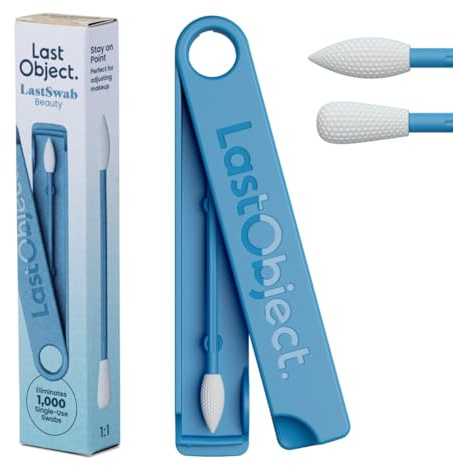 LastSwab® Wiederverwendbare Wattestäbchen für sanfte und umweltfreundliche Schönheitsroutinen – die nachhaltige Alternative zu Einweg-Q-Tipps – kein Abfall und leicht zu reinigen – kommt mit einem