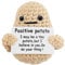 TECKI Handgefertigter Strick Kartoffel - Positive Potato Glücksbringer Mutmacher Gadgets, Motivationsgeschenke, Geschenke für Best Friends Kollegen
