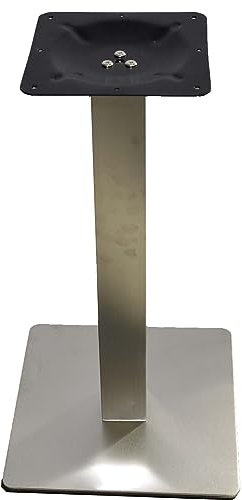 Gastroyou Tischgestell Edelstahl Silber glänzend Gastronomie Tischbein robust