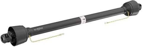 WilTec Toma de Fuerza T5 Eje transmisión cardán 1300-1430mm 620Nm 540rpm PTO 54kW (74CV) 2X 1 3/8 6 dient.