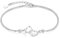 Candyfancy Herz Armband für Damen Silber 925 Doppelt Liebe Herz Silberarmband Verstellbare Armbänder Armkette Geschenke für Frauen Mädchen Freundin Mama