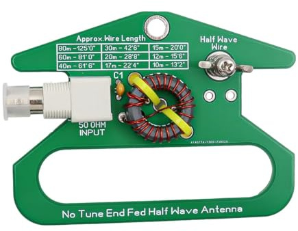 Hsthe Sea Portable No Tune End Fed Half Wave Antennas 49:1 Shortwave Tuning Free Antenna 5 35MHz for Working Without Tuner