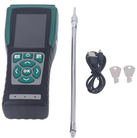 Stickstoffdioxid-Tester, Tragbarer Stickstoffdioxid-Detektor, Gasanalysator mit USB-Anschluss, Tragbarer Gasdetektor mit 3,5 Zoll, Gasdetektoren und Alarme