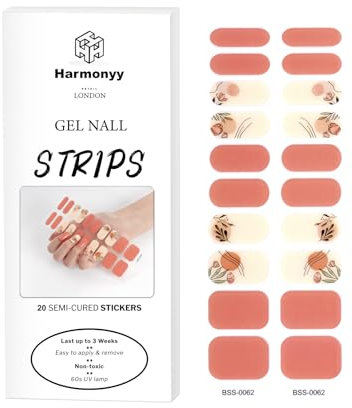 Harmonyy Nail Gel Strips (Peach Fizz)