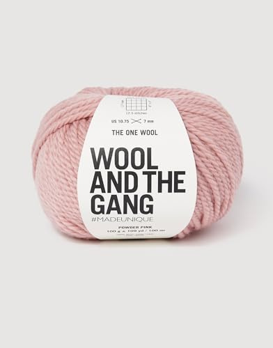 Wool and the Gang The One Wool, Powder Pink, 100g, Chunky
