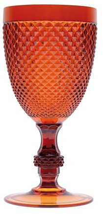 Excelsa Diamond Lot de 6 verres en plastique MS 39 cl Orange