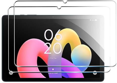 zZjoOoj Protector de pantalla para TCL Tab 10L Gen 4 para cristal templado, 2 unidades de protector de pantalla de vidrio templado 9H, sin burbujas, antiarañazos