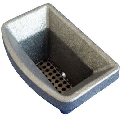 Easyricambi Braciere in ghisa per ECOTECK RAVELLI H: 101mm Bocca: 106x164mm stufe a Pellet