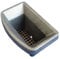 Easyricambi Braciere in ghisa per ECOTECK RAVELLI H: 101mm Bocca: 106x164mm stufe a Pellet