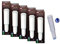 Human-Wellness 5 x Filterpatronen für Jura Impressa White steckbar + 10 Reinigungstabs