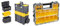STANLEY Essential Rolling Workshop Toolbox, 3 Tier Stackable Units, STST1-80151 & STANLEY FATMAX Pro Deep Storage Organiser for Small Parts, 10 Removable Compartments, 1-97-521