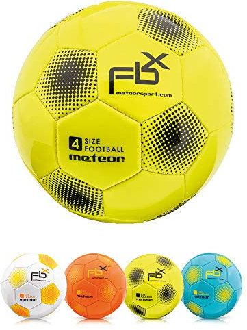 meteor Ballon de Football d’Entraînement FBX – Tailles 5/4 / 3/1 – Ballon de Foot Résistant pour Enfants, Adultes et Loisir Extérieur
