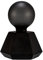 Pauleen 48283 LED Tischleuchte Black Flare mobile Tischleuchte Timer Batterie incl. 1x0,3 Watt Wohnzimmerlampe Schwarz Beton, Glas 2700 K E27