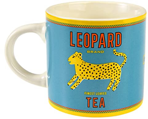 Rex London Ceramic Mug 350ml - Leopard