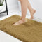 Deconovo Badematte rutschfest Flauschige Duschvorleger Mikrofaser Badteppich Badvorleger waschbar Wasserabsorbierend Badezimmerteppich für Dusche Wohnzimmer, 40x60 cm, Taupe, 1 Stück