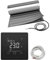 Elektrische Fußbodenheizung HoWaTech ALU für Laminat Parkett Vinyl Komplett Set TWIN Heizmatte 150 W/m² inkl. Thermostat WLAN WIFI Touch schwarz, Heizfläche:6.00m²