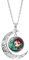 Anime Demon Slayer Collier En Alliage Lune Kamado Tanjirou Pendentif Accessoires D'habillage De Fête Cadeaux pour Hommes Femmes Enfants Fans De Manga