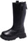 Stivaletti da equitazione per bambini 35 – nero in ecopelle semi-lungo stivali da equitazione per bambini, antiscivolo, suola in gomma, impermeabili, stivali da neve invernali, Nero , 28 EU