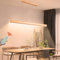 LED Pendelleuchte Esstisch Esszimmerlampe Holz Hängeleuchte Dimmbar Hängelampe Modern Design Pendellampe Höhenverstellbar Kronleuchter Lampe für Küche Wohnzimmer Esstischlampe Decke (A, L80cm)