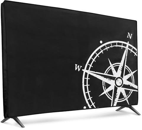 kwmobile Funda para Monitor 24 TV - Cubierta Protectora para Interior - de Aguja magnética