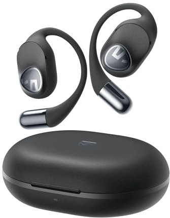 SoundPEATS GoFree2 Offene Kopfhörer Kabellos, Bluetooth Kopfhörer 5.3 Sport Ohrhörer mit Ohrbügeln, Hi-Res Audio LDAC Codec, 16,2mm Treiber, Multipoint, 35 Stunden Spielzeit Laufen/Radfahren/Wandern