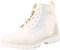 Calvin Klein Jeans Donna Stivali Mezza Gamba Eva Boot Mid Lace Up con Lacci, Bianco (Creamy White/Eggshell), 37
