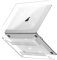 GPXIIZ Hülle Kompatibel mit MacBook Air 13 Zoll M1 Schutzhülle 2020 2019 2018 Freisetzung A2337 A2179 A1932, Ultradünne Hartschale Snap Case Cover 13,3, Klar Glitter