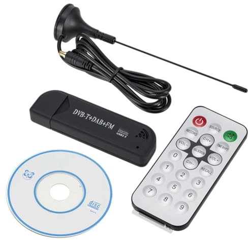 NONDK USB2.0 FM SDR Dongle Digital TV Tuner Receiver Stick for Recording and Playback in Real Time