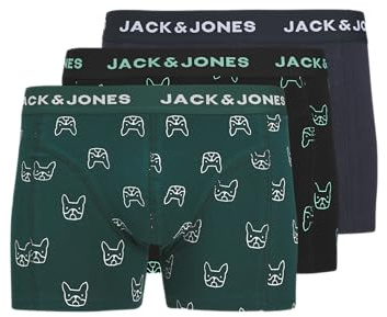 JACK & JONES Herren Jacdenim Dog Trunks 3 Pack Jacdenim Dog Trunks 3 Pack (3er Pack)