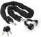 Heavy Duty Bike Chain Lock 2M with 17mm Thick Anti-Theft Cut Proof U-Lock and 3 Keys, Ideal for Motorcycle, Bikes, Generator, Gates, Scooter, Equipment