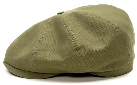 Sterkowski Modell Shelby | Baumwolle Schiebermütze für Herren und Damen | Luftdurchlässige Luftig Newsboy Cap