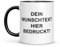 LIEBTASTISCH Personalisierte Tasse – Tasse mit Namen – Spülmaschinen- & Mikrowellengeeignet – In Deutschland bedruckt – 330 ml – Tasse personalisiert & beidseitig bedruckt – Tasse bedrucken (Schwarz)