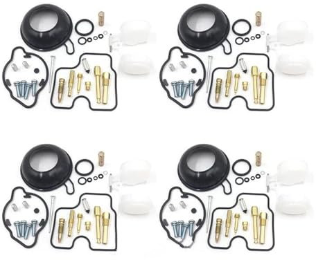 ZAPORA Parti del Motore Kit di Riparazione Carburatore Moto Guarnizione Kit di Ricostruzione Carburatore 4 Set per CB600F CB 600 F per Hornet 2003-2006